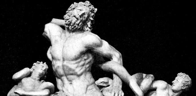 Lessing stellte anhand der Laokoon-Gruppe die Unterschiede zwischen Poesie und Kunst dar.