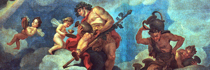 Darstellung des Dionysos von Charles-Amédée-Philippe van Loo