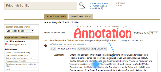 Annotation im Bibliothekswesen